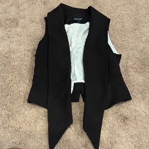 Draped vest size 2